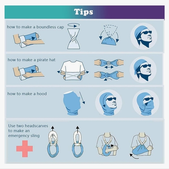 🍄 Colorful Galaxy Microfiber Sports Gaiter Neck / Face / Head Cover - Picture 5 of 8